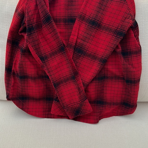 Small flannel plaid button up - Picture 2 of 2